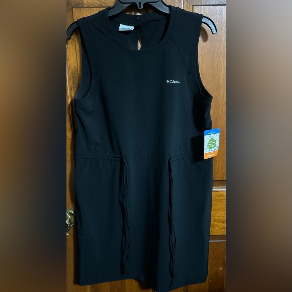 NWT COLUMBIA Bogata Bay Black Sleeveless Dress w/Pockets Women’s Size Small - Picture 2 of 8
